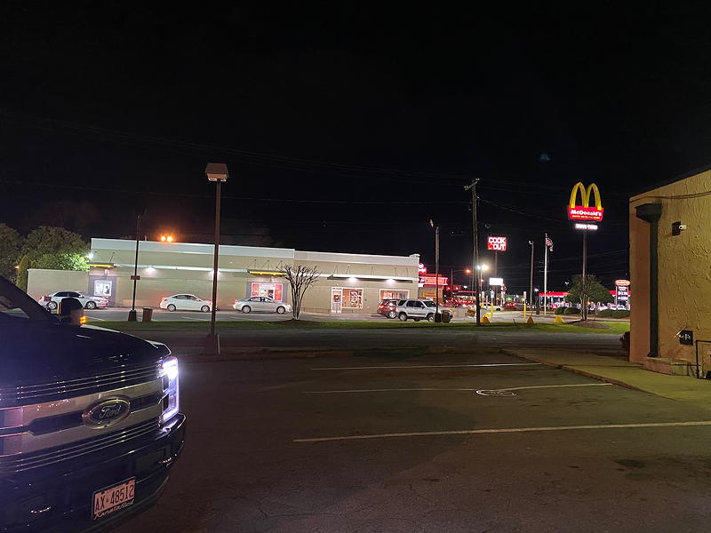 We stopped for a quick bite to eat at this McDonald's restaurant in Roanoke Rapids, North Carolina.