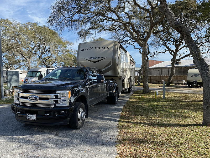 We had a very pleasant site at the St. Augustine Beach KOA campground.