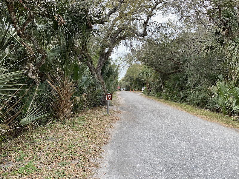 On our online map, this road appeared to take us to the scenic part of town where we wanted to go.